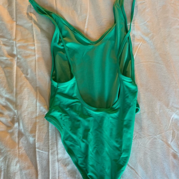 NWT Topshop one piece turquoise swimsuit. - Picture 4 of 6
